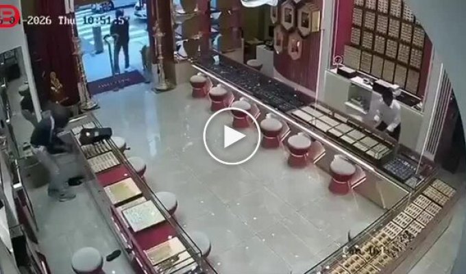 Armed robbery in Kuala Lumpur: 15 kg of gold stolen from a jewelry store