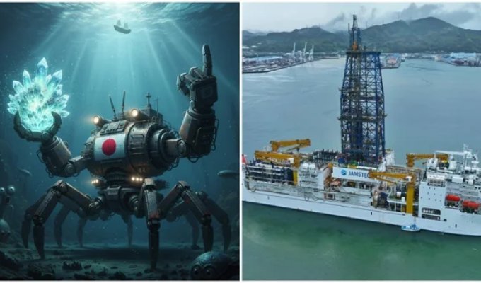 Японія вирішила видобути з-під води те, що Китай не дає на суші (2 фото + 1 відео)