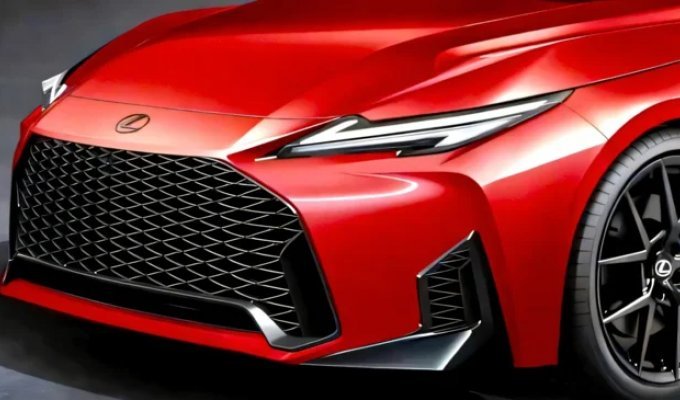 Новый Lexus ES выглядит отлично, но этот рендер F-Sport впечатляет ещё больше (3 фото)