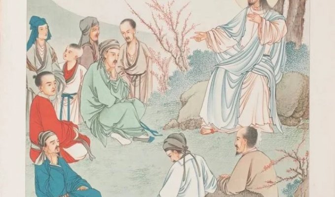 What the Gospels Look Like in Traditional Chinese Guohua Painting (9 Photos)