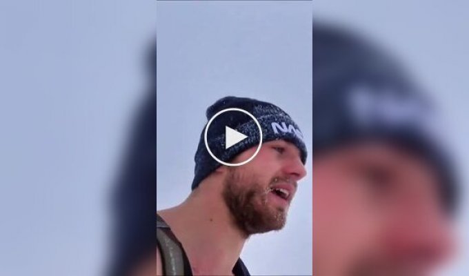 Bloggers at the summit at -35 degrees: risking for likes