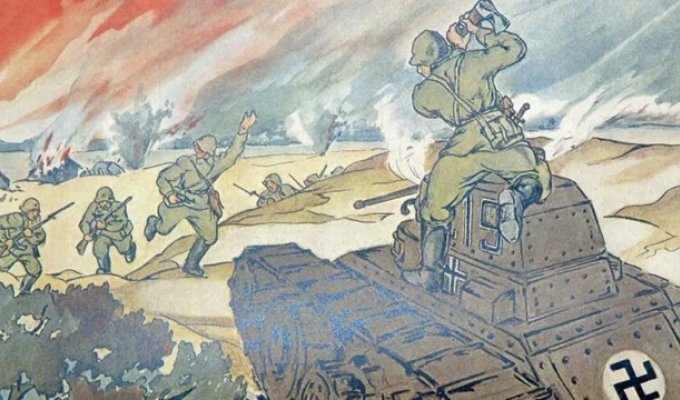 Экзотические способы противотанковой защиты: капкан, топор, лом, одеяло (10 фото)