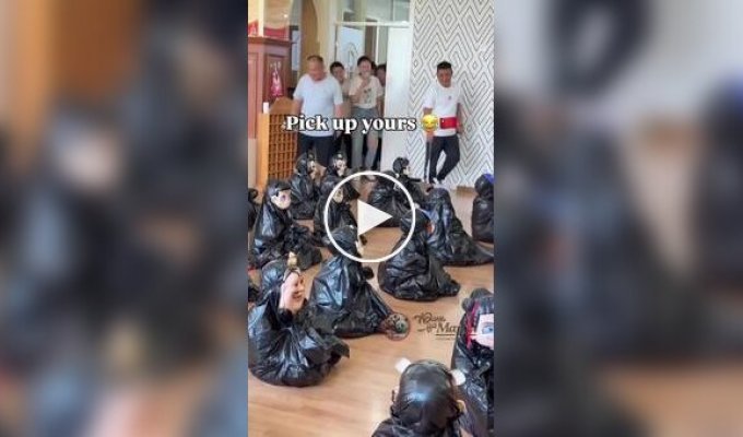 Parents Tried to Guess Which of the Trash Bags Their Child Was Hidden in