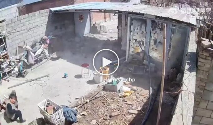 Ветреный день в Китае