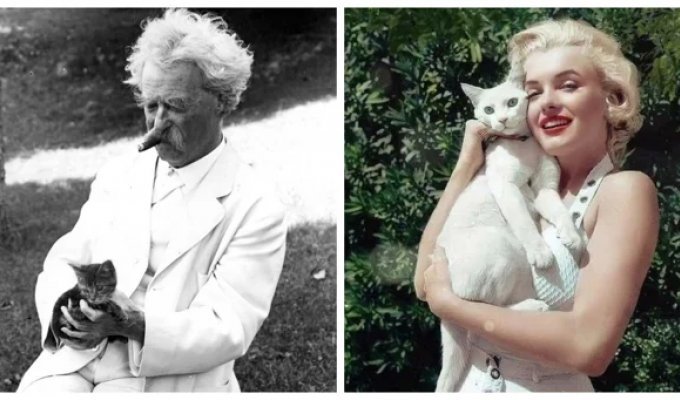 23 Vintage Photos Demonstrating the Unbreakable Bond Between Celebrities and Their Furry Companions (24 photos)