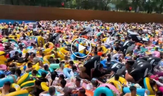 Ruthless recreation in Chinese water parks