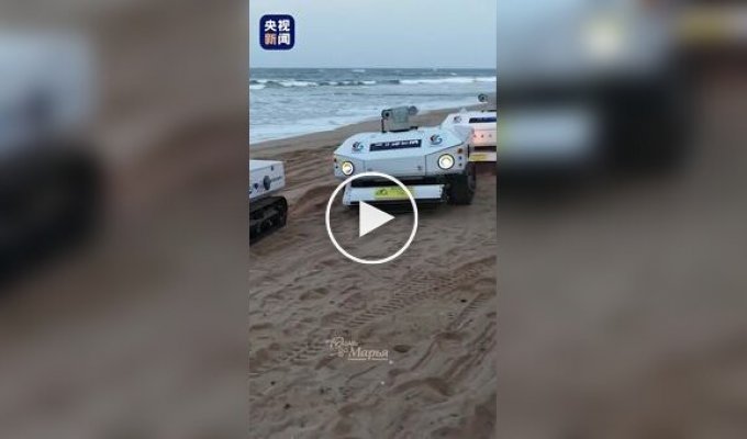 Розумні роботи почали очищати пляжі в Китаї