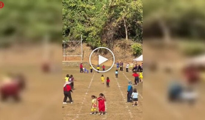 A relay race turned into chaos: children lost their way