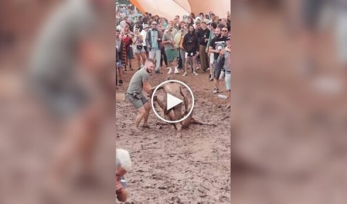 Грязь и дождь не испортили веселье на фестивале