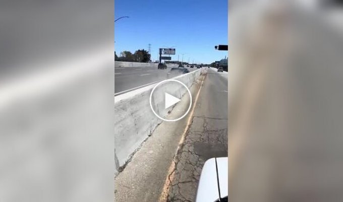 Driver couldn't stop his car and started praying