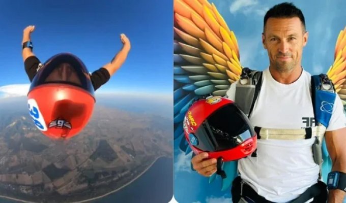 Both parachutes opened: the mystery of the death of an experienced athlete in Italy (5 photos)