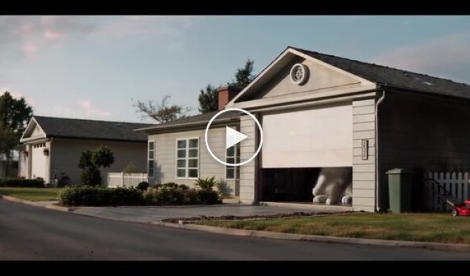 Кумедна реклама з кошенятами в мініатюрному місті