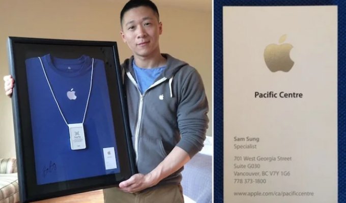 Сотрудник Apple сменил фамилию из-за её сходства с компанией Samsung (3 фото)