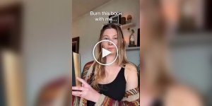 The art of wood burning on books